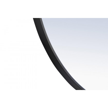Elegant Wall Mirror - Black, L 48" (MR4047BK)