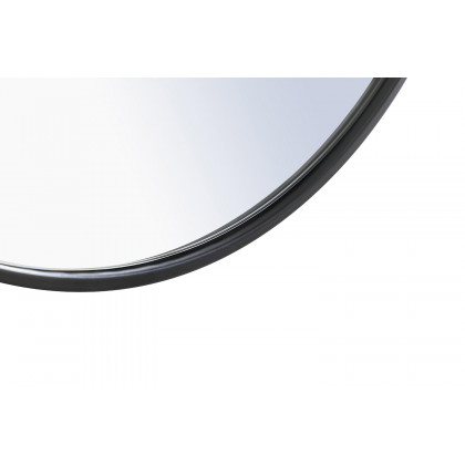 Elegant Wall Mirror - Black, L 48" (MR4047BK)
