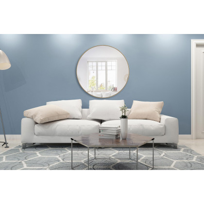 Elegant Wall Mirror - Brass, L 48" (MR4048BR)