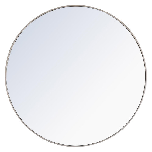 Elegant Wall Mirror - Silver, L 48" (MR4049S)