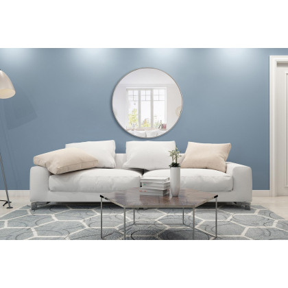 Elegant Wall Mirror - Silver, L 48" (MR4049S)