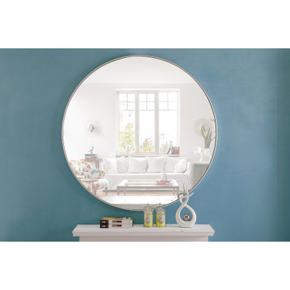 Elegant Wall Mirror - Silver, L 48" (MR4049S)