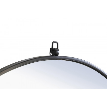 Elegant Wall Mirror - Black, L 28" (MR4054BK)