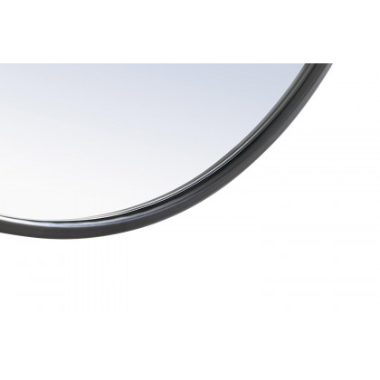 Elegant Wall Mirror - Black, L 28" (MR4054BK)