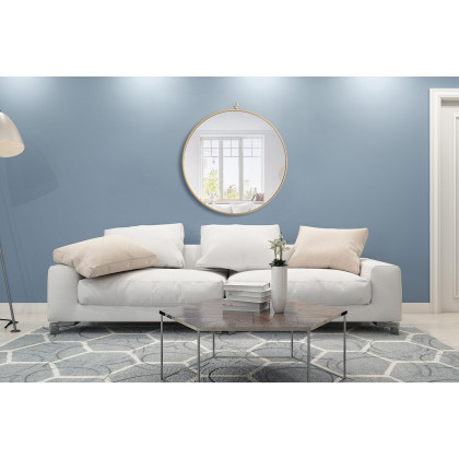 Elegant Wall Mirror - Brass, L 28" (MR4055BR)