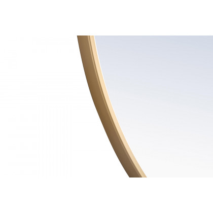 Elegant Wall Mirror - Brass, L 28" (MR4055BR)