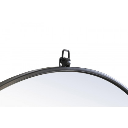 Elegant Wall Mirror - Black, L 32" (MR4057BK)
