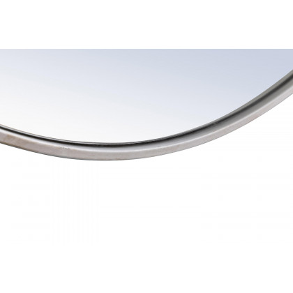 Elegant Wall Mirror - Silver, L 32" (MR4059S)