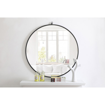 Elegant Wall Mirror - Black, L 36" (MR4061BK)