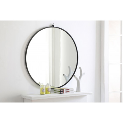 Elegant Wall Mirror - Black, L 36" (MR4061BK)