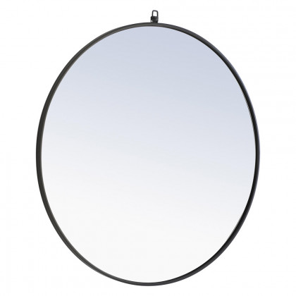 Elegant Wall Mirror - Black, L 36" (MR4061BK)