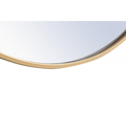 Elegant Wall Mirror - Brass, L 36" (MR4062BR)