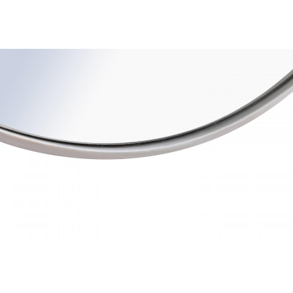 Elegant Wall Mirror - Silver, L 36" (MR4063S)