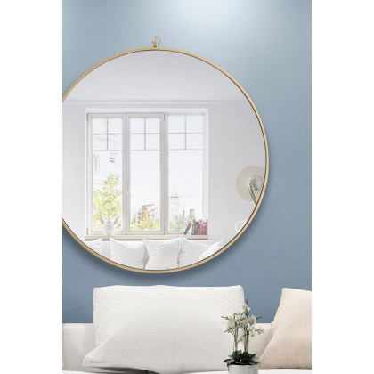 Elegant Wall Mirror - Brass, L 42" (MR4065BR)