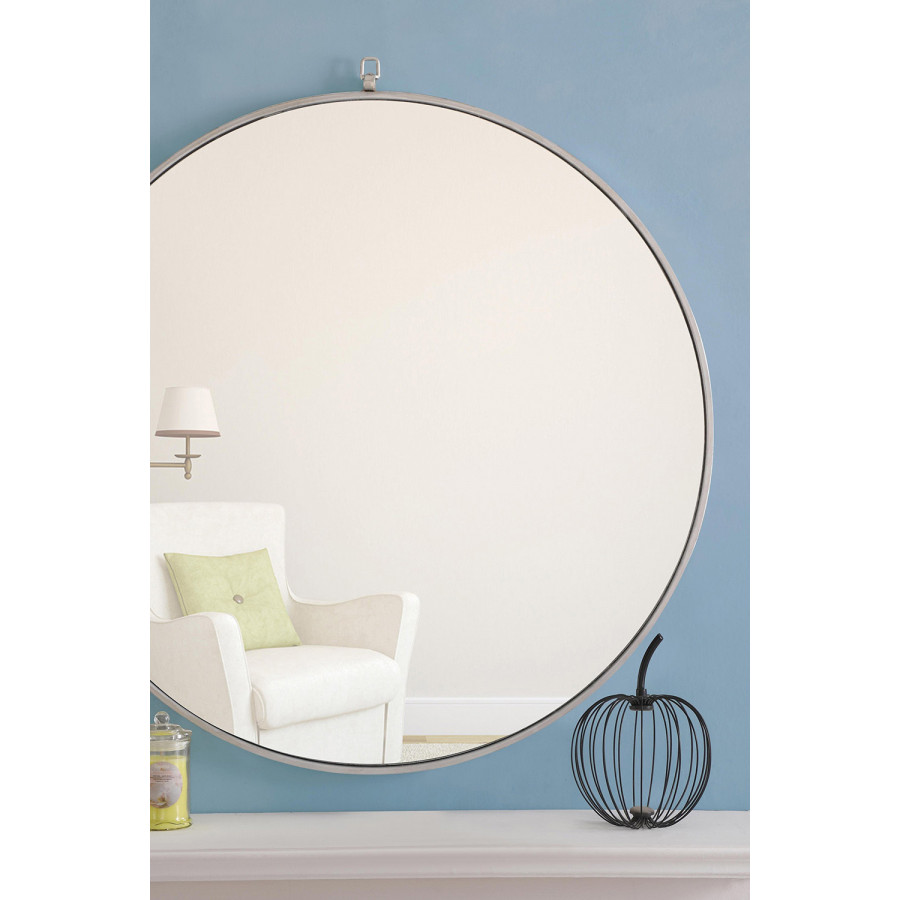 Elegant Wall Mirror - Silver, L 42" (MR4066S)