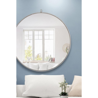 Elegant Wall Mirror - Silver, L 42" (MR4066S)
