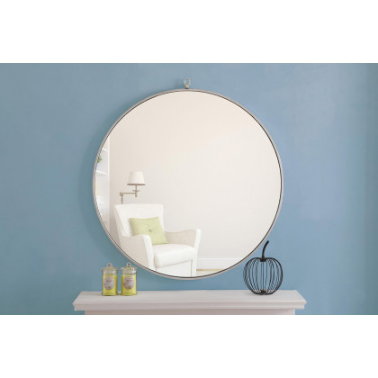 Elegant Wall Mirror - Silver, L 42" (MR4066S)
