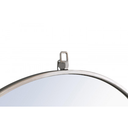 Elegant Wall Mirror - Silver, L 42" (MR4066S)