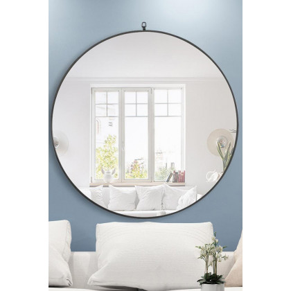 Elegant Wall Mirror - Black, L 48" (MR4067BK)