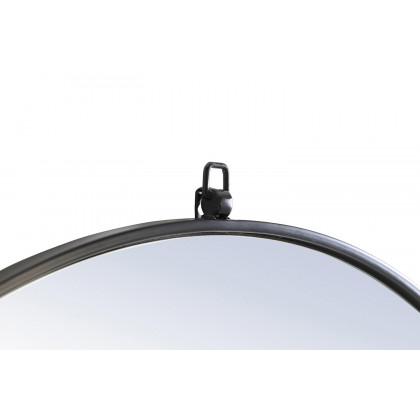 Elegant Wall Mirror - Black, L 48" (MR4067BK)