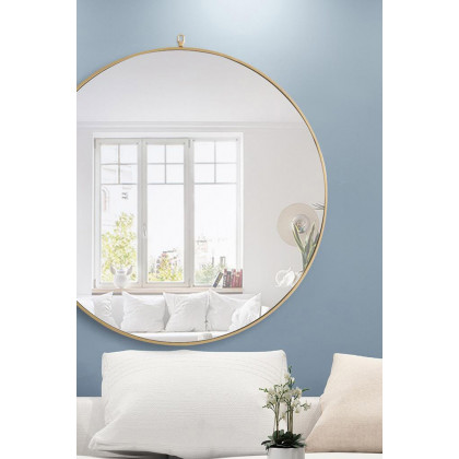 Elegant Wall Mirror - Brass, L 48" (MR4068BR)