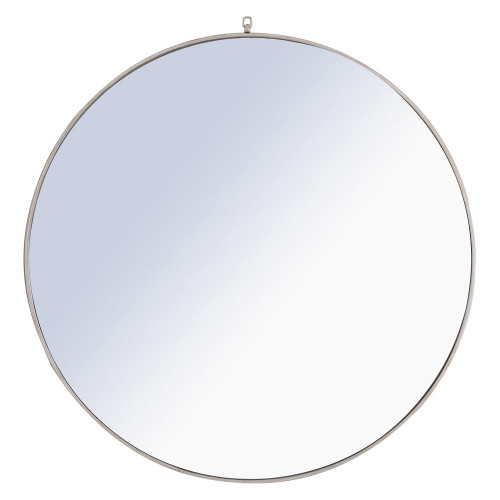 Elegant Wall Mirror - Silver, L 48" (MR4069S)