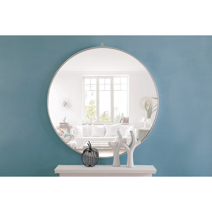 Elegant Wall Mirror - Silver, L 48" (MR4069S)