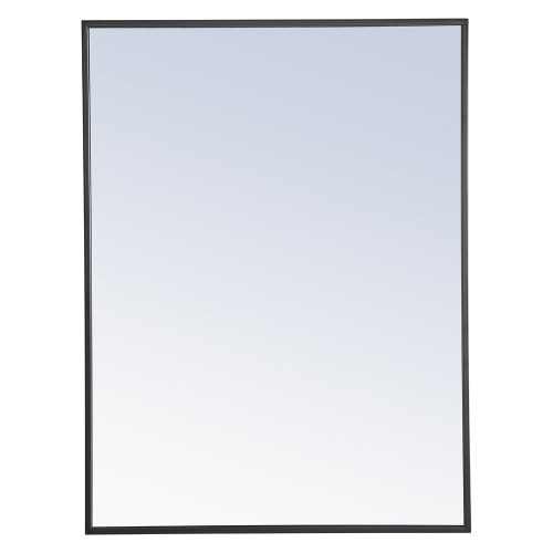 Elegant Wall Mirror - Black, L 32" (MR4071BK)
