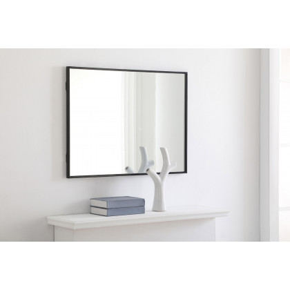 Elegant Wall Mirror - Black, L 32" (MR4071BK)