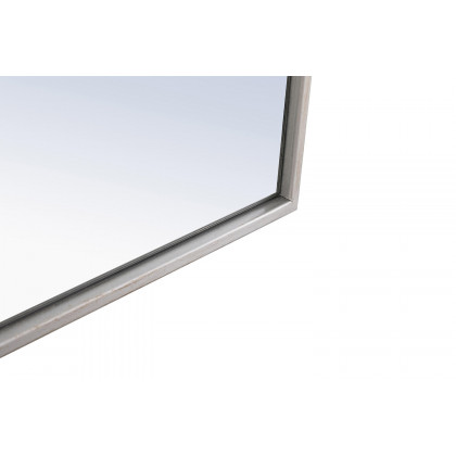 Elegant Wall Mirror - Silver, L 32" (MR4073S)