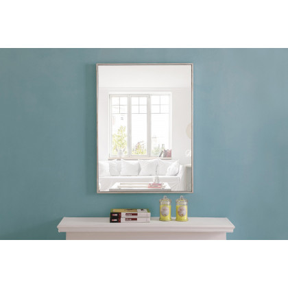Elegant Wall Mirror - Silver, L 32" (MR4073S)