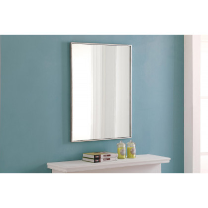 Elegant Wall Mirror - Silver, L 32" (MR4073S)