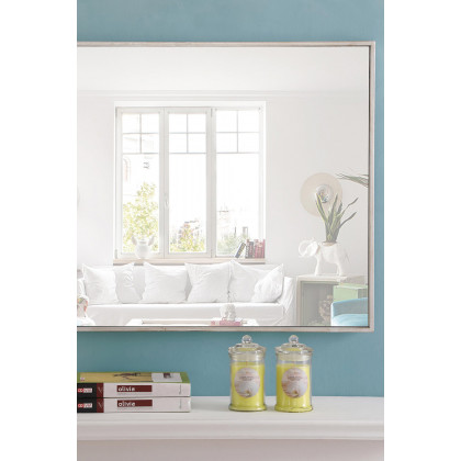 Elegant Wall Mirror - Silver, L 32" (MR4073S)