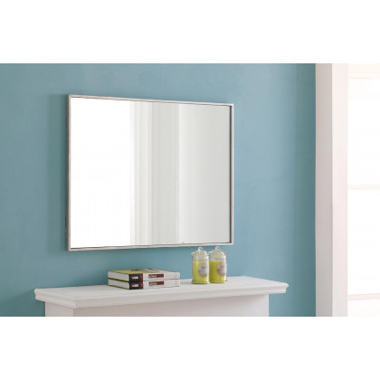 Elegant Wall Mirror - Silver, L 32" (MR4073S)