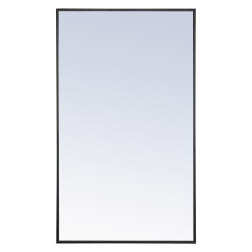 Elegant Wall Mirror - Black, L 40" (MR4074BK)