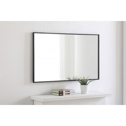 Elegant Wall Mirror - Black, L 40" (MR4074BK)
