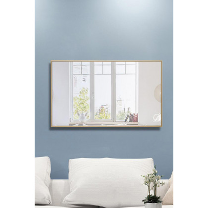 Elegant Wall Mirror - Brass, L 40" (MR4075BR)