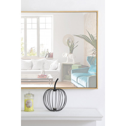 Elegant Wall Mirror - Brass, L 40" (MR4075BR)