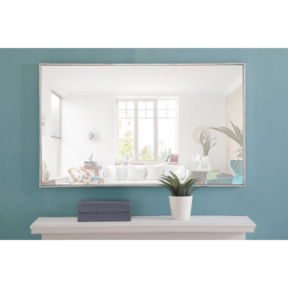Elegant Wall Mirror - Silver, L 40" (MR4076S)