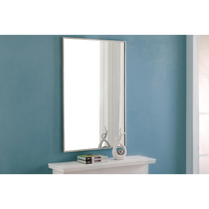 Elegant Wall Mirror - Silver, L 42" (MR4079S)
