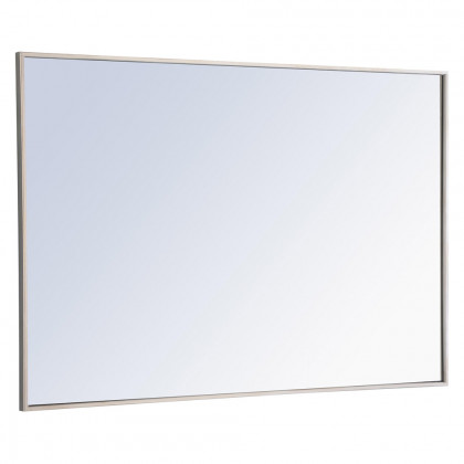 Elegant Wall Mirror - Silver, L 42" (MR4079S)