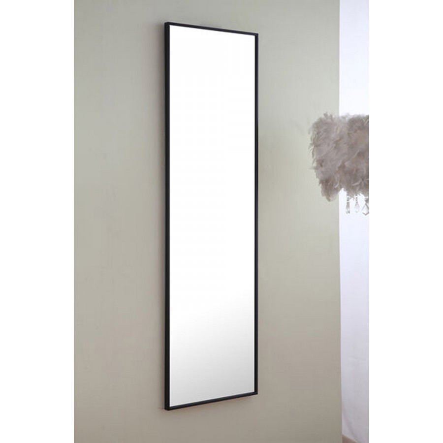 Elegant Wall Mirror - Black, L 18" (MR4081BK)