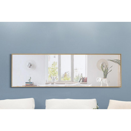 Elegant Wall Mirror - Brass, L 18" (MR4082BR)