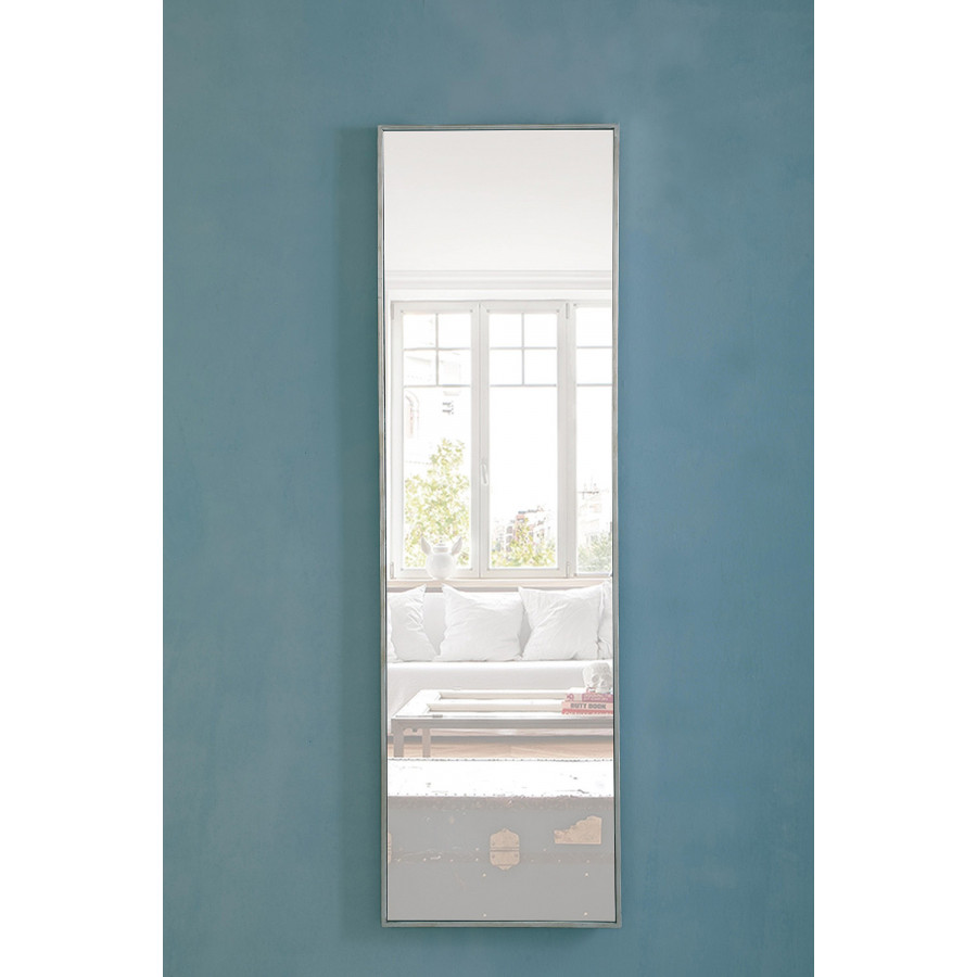 Elegant Wall Mirror - Silver, L 18" (MR4083S)