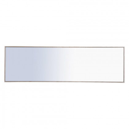 Elegant Wall Mirror - Silver, L 18" (MR4083S)