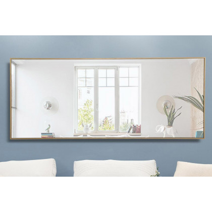 Elegant Wall Mirror - Brass, L 30" (MR4085BR)