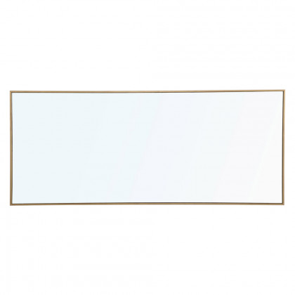 Elegant Wall Mirror - Brass, L 30" (MR4085BR)