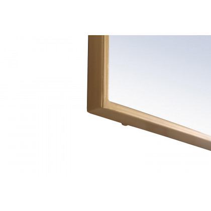 Elegant Wall Mirror - Brass, L 30" (MR4085BR)