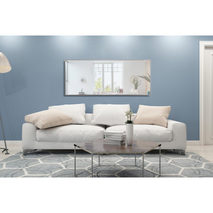 Elegant Wall Mirror - Silver, L 30" (MR4086S)