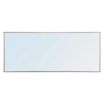 Elegant Wall Mirror - Silver, L 30" (MR4086S)
